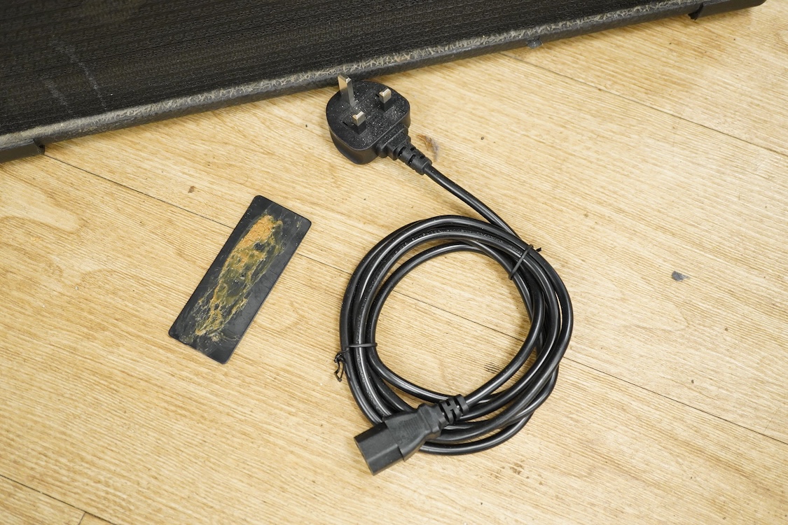 A mid-1980s Vox 100w bass combo amplifier, 58cm high